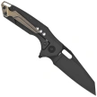 Bestech Nyxie 3 Knife Black Titanium, Black DLC CPM S35VN by Todd Knife and Tool (BT2308B)