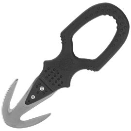 MAC Coltellerie Twin Rescuer Knife Black FRN, Satin W 1.4034 (MC TS09.N)