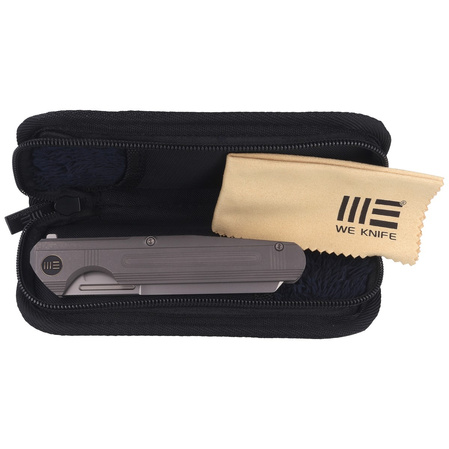 Nóż składany WE Knife Reiver LE No 154/260 Gray Titanium, Silver Bead Blasted CPM S35VN (WE16020-1)