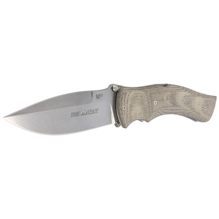 Viper Start Green Canvas Micarta, Stonewashed N690 by Fabrizio Silvestrelli Knife (V5850CV)