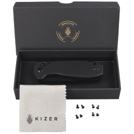 Nóż składany Kizer Amicus Black G10, Black 9Cr18MoV by Azo (L3002A1)