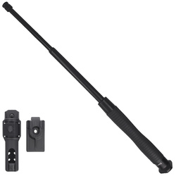 ESP Hardened Easy Lock 24'' Expandable Baton, Triangle, Black Ergonomic (ExBTT-24HE-BK BHT-55)