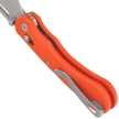 Kubey Stalker Knife Orange G10, Satin D2 by Johan Jordaan (KU504B)