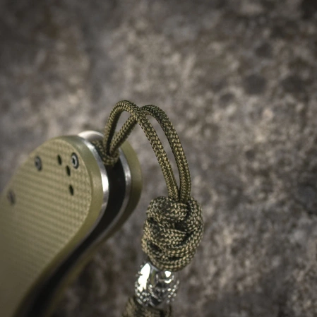 M-Tac knife lanyard Zeus Stainless Steel Olive paracord (10296101)