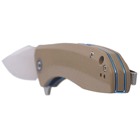 CIVIVI Knife Baklash Tan G10, Satin Finish (C801B)