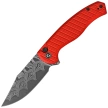 Civivi Knife Stormhowl Red Aluminum, Damascus (C23040B-DS1)