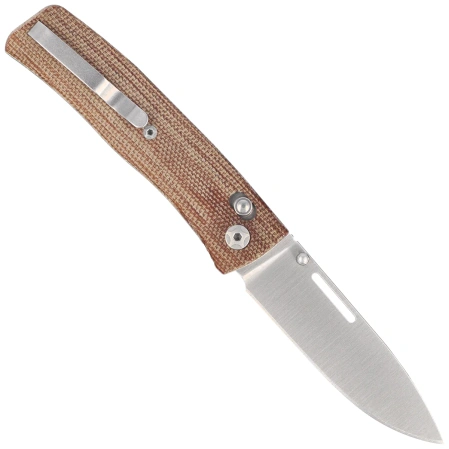 Nóż składany LionSteel NiNi Natural Canvas Micarta, Satin M390 by Gianni Pauletta (NN1 CVN)