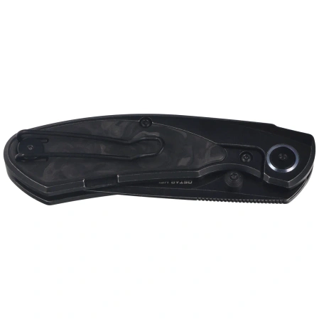 Nóż składany Bestech Lito Black Titanium / Carbon Fiber, Black Stonewashed M390 by Ostap Hel (BT2307D)