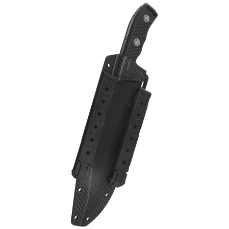Microtech Arbiter S/E Knife Black G10, Stonewashed F/S M390 by Adam Marfione (104-12)