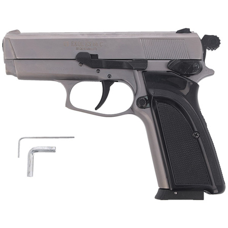 Airgun set 06: Voltran Ekol ES 66C Fume 4.5 mm Pistol, 1400 BBs, 10 CO₂ cartridges, 100 targets