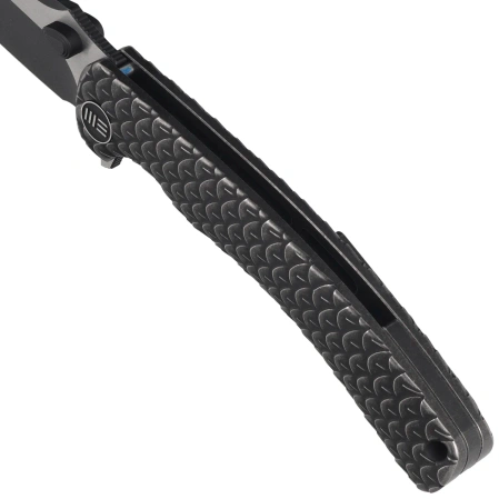 Nóż składany WeKnife Dracarys LE No 076/199 Black Titanium, Black Stonewashed / Satin M390 (WE25061B-5)