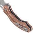 Kizer Roach XL Knife Brown Norplex UltreX™ Micarta, Satin 14C28N by Matt Degnan (V4477BDA1)