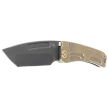 Nóż składany Medford Marauder-H T/E Bronze Titanium, Bronze HW/Clip, Black DLC S45VN by Greg Medford (MK045SPD-36A1-T1CP-BP)