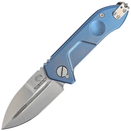 Nóż składany Extrema Ratio Frame Rock Blue Titanium, Satin N690 (04.1000.0456/SAT/BLU)