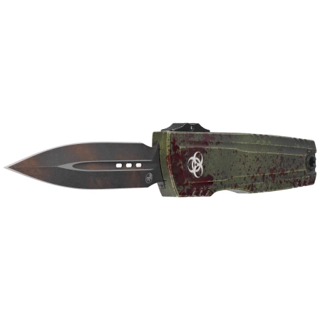 Microtech Luminary ZBP D/E Signature OTF Knife Outbreak Aluminum, Outbreak M390MK by Tony Marfione (1270-1OBDS)