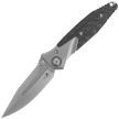 Nóż składany Microtech Socom Bravo Mini Spear Point Titanium / Carbon Fiber, Blue HW, Hand Rubbed Satin M390 by Tony Marfione (262M-4CFTI)
