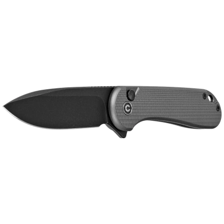 Nóż składany Civivi Button Lock Elementum II Gray Aluminium, Black Stonewashed Nitro-V (C18062PD-1)