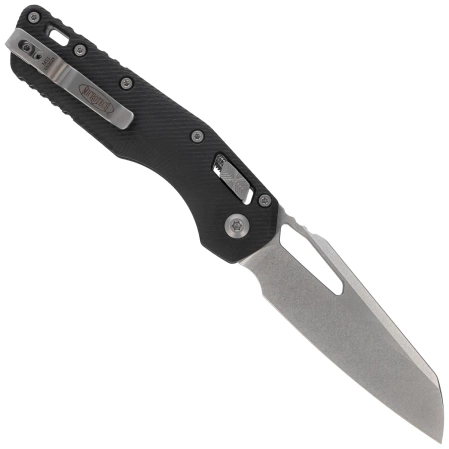 Nóż składany Microtech MSI S/E Black Fluted G10, Stonewashed M390MK by Tony Marfione (210-10FLGTBK)