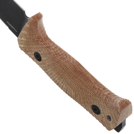 Nóż LionSteel Tactical Natural Canvas Micarta, Black Stonewashed Niolox by Molletta (T5B CVN)
