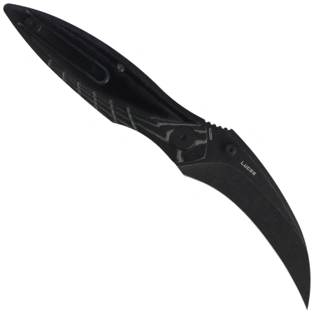 Bestech Mantidae Black Micarta, Black Stonewashed 14C28N by Lucas (BG60D)