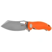Kubey Drake Knife Orange G10, Beadblasted AUS-10 by Maksim Tkachuk (KU239G)