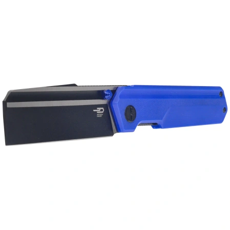 Nóż składany Bestech Tardis Blue G10, Black DLC/Satin D2 by Ostap Hel (BG54G)