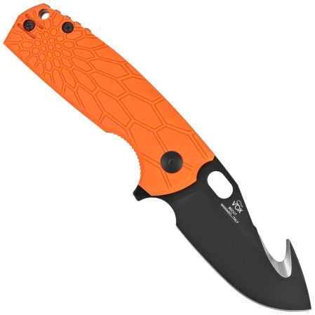 Fox Core Hunter Knife Orange FRN, Black Idroglider Becut by Jesper Voxnæs (FX-624 OR)