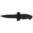 MAC Aquatys 11 2 Diving Knife Black PP-TPE, Black Idroglider W 1.4060