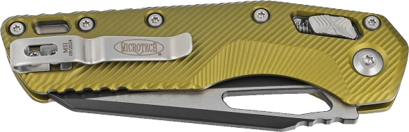 Nóż składany Microtech MSI S/E OD Green Fluted Aluminium, Black M390MK by Tony Marfione (210-1FLOD)