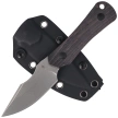 Kizer Bone Knife Black Stabilized Wood, Stonewashed AEB-L by Maverick Customs (1122A4)