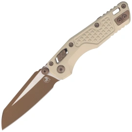 Nóż składany Microtech MSI Mini Ram-Lok S/E Frag Champagne Gold Aluminium,  Champagne Gold M390MK by Tony Marfione (210M-1FRCG-Z19Z23)
