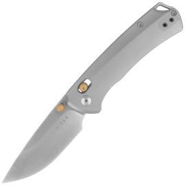 Nóż składany Kizer T1 CD Silver Titanium, Satin M390 by Uli Hennicke (Ki3490.2CDA1)
