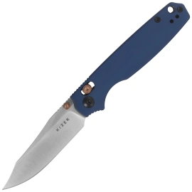 Nóż składany Kizer Pokiman CC Blue Aluminium, Satin AEB-L (V3789A4)