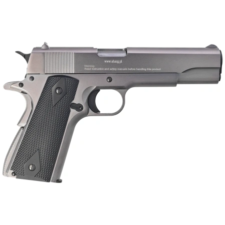 Zestaw pistolet wiatrówka Voltran Ekol ES 1911 Fume 4.5 mm - Blow Back, 1500 BBs, 10 kapsuł, tarcze