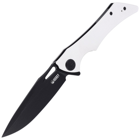 Nóż składany Kubey Raven KB245F Ivory G10, Dark Stonewashed AUS-10 by Jelly Jerry