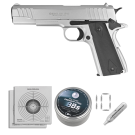 Voltran Ekol ES 1911 V2 White 4.5 mm Air Pistol with Blow Back