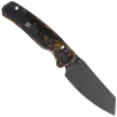 Bestechman Cicada's Wing Knife Dark Gold Resin, Black PVD 10Cr15MoV (BMK06S)
