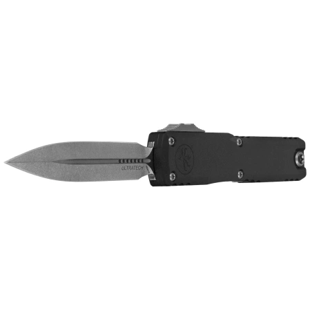 Nóż automatyczny OTF Microtech Ultratech Gen III ZBP D/E Black Aluminium, Stonewashed M390MK by Tony Marfione (1122-10)