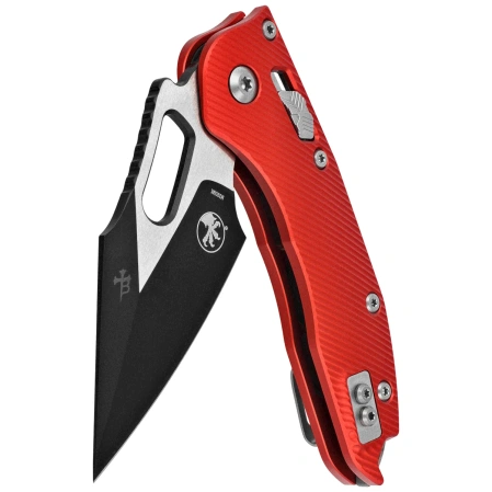 Microtech Stitch-M Ram-Lok S/E Knife Fluted Red Aluminium, Black M390MK by Borka Blades and Tony Marfione (169RL-1FLRD)