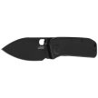 Kubey Hyde Knife Black G10, Blackwashed 14C28N by Colin Maisonpierre (KU2104H)