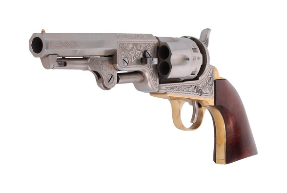 Pietta Revolver 1851 Colt Navy Yank Steel US Marshal .44 (YAUM44)