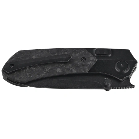 Nóż składany Remette RTPT-ELD Meteor Black Titanium / Carbon Fiber, Titanium Plating M390 (RTPT-ELD)