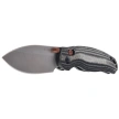 Kizer Phoca CD Knife Black Norplex UltreX Micarta, Satin 14C28N (V3781CDA1)