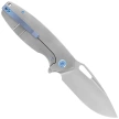 Kubey Tityus KB360A Knife Gray Titanium, Bead Blasted 14C28N