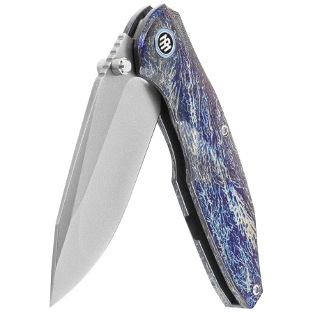 Nóż składany Remette RT-Cool Whale Lightning Pattern Titanium, Manual Fine Grinding Pearlescent M390 (RTCL-T3)