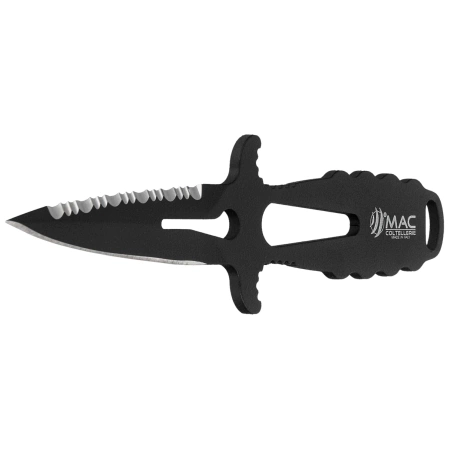 Nóż nurkowy MAC Apnea 9 BE Black Skeletonized, Black PTFE W 1.4060