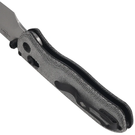 Kizer Drop Bear 2 Knife Black Micarta, Satin Nitro-V by Azo (V3619.2KS1)