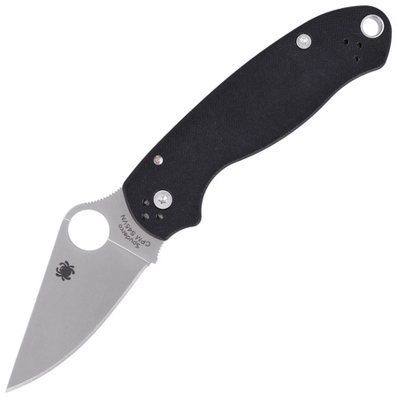 Spyderco Para 3 Knife Black G10, Satin CPM S45VN by Sal, Eric Glesser (C223GP)