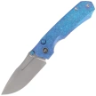 Remette Rhino Knife Blue Crystallized Titanium, Pearlescent M390 (RNTB3)