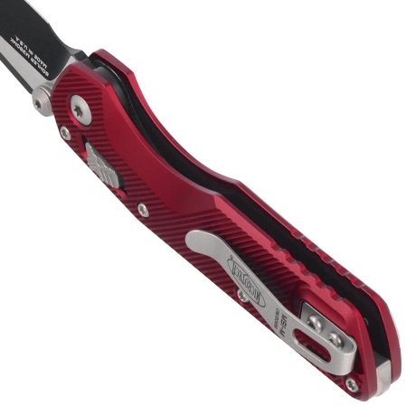 Nóż składany Microtech MSI Ram-Lok Mini S/E Fluted Merlot Aluminium, Black M390MK by Tony Marfione (210M-1FLMR)